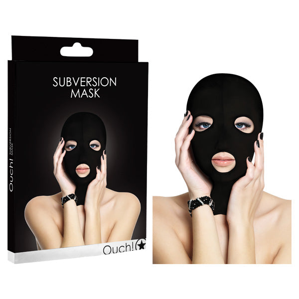 Ouch! Subversion Black Hood Mask