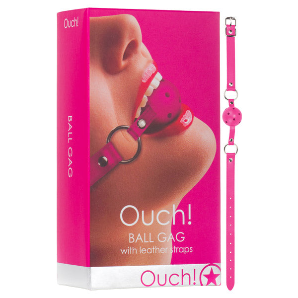 Ouch Ball Gag - Pink