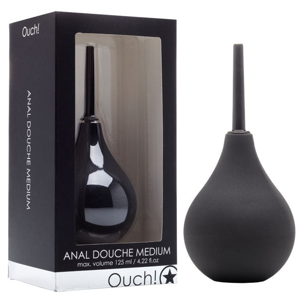 Ouch! Anal Douche - Medium - Black Douche - 125 ml