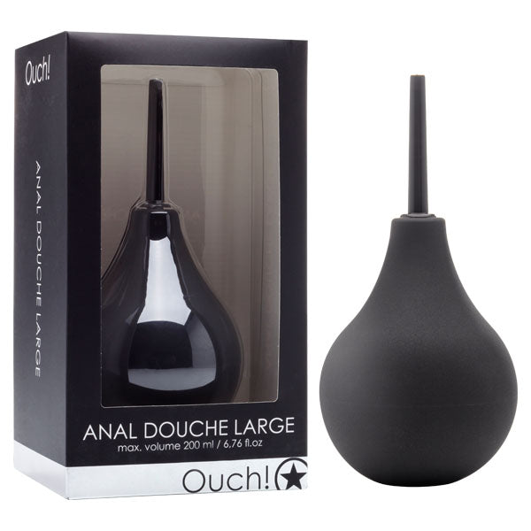 Ouch! Anal Douche - Large - Black Douche - 200 ml