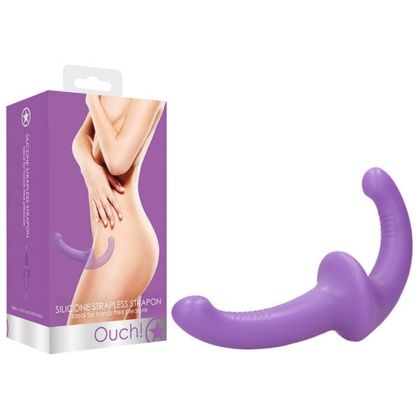Ouch! Silicone Strapless Strapon - Purple