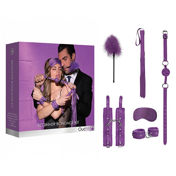 Ouch! Beginners Bondage Kit - 5 Piece Set