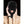 Ouch! Velvet & Velcro Mask with Mouth Opening - Black Hood