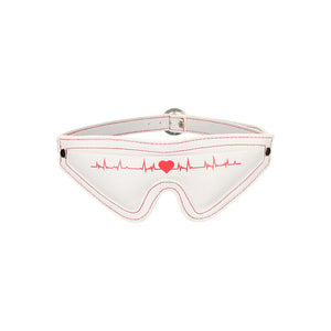 OUCH! Eye-Mask - Nurse Theme - White/Red Eye Mask