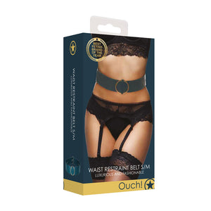 OUCH! Halo - Waist Belt S/M - Green Restraint