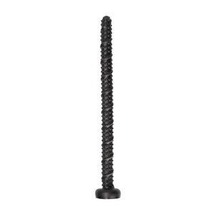 OUCH! Ass Textured 21 inch Snake Dildo - Black