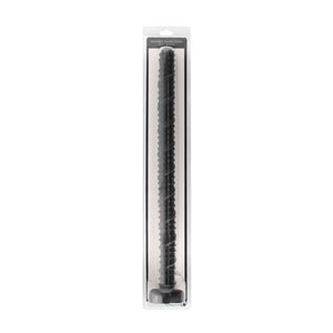 OUCH! Ass Textured 21 inch Snake Dildo - Black