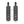 OUCH! Black & White Bonded Leather Hand or Ankle Cuffs - Black