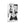 OUCH! Black & White Adjustable Velcro Hand or Ankle Cuffs - Black