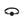 OUCH! Black & White Ball Gag with Adjustable Bonded Leather Straps - Black