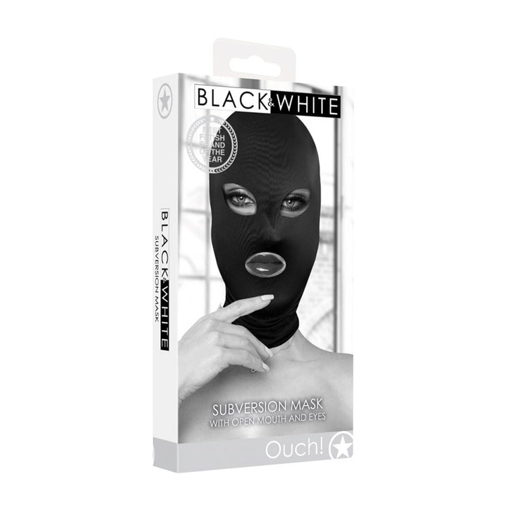 Ouch! BW Subversion Black Mask with Open Mouth