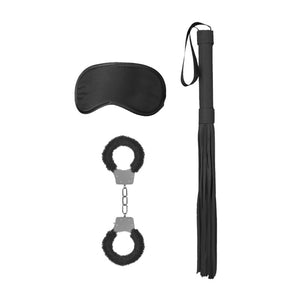 Ouch! Black & White Introductory Bondage Kit #1 - 3 Piece Set
