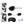 Ouch! Black & White Introductory Bondage Kit #2 - 4 Piece Set