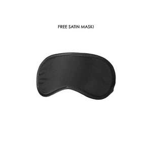 Ouch! Black & White Door Bondage Kit - Black