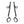Ouch! Black & White Back Door Swing - Black