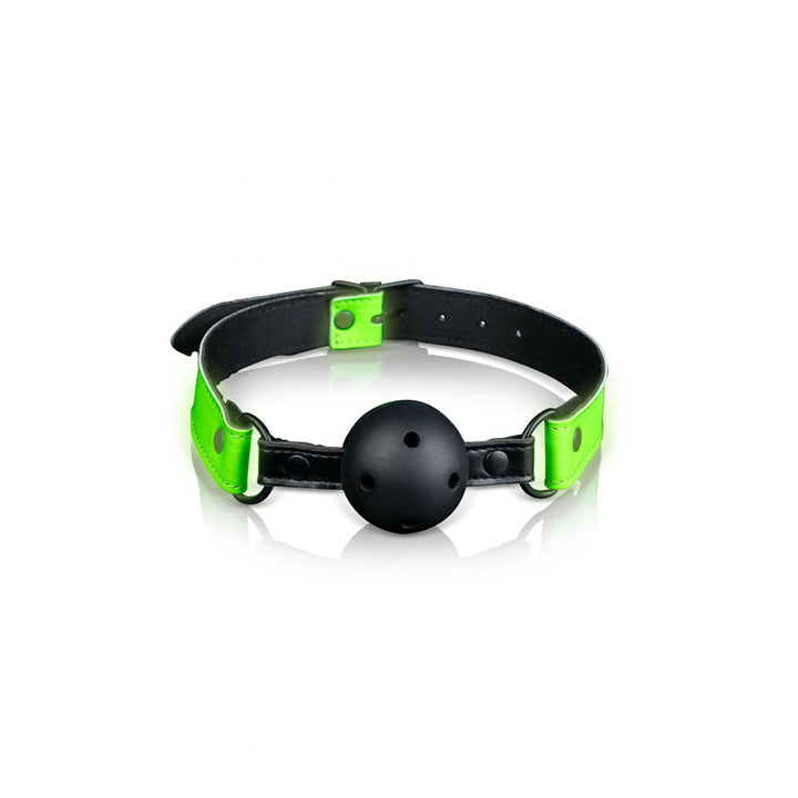 Ouch! Glow In The Dark Breathable Ball Gag