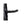 Ouch! Curved 8 Inch Hollow Strap-On - Black