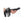 Ouch! Curved 8 Inch Hollow Strap-On - Black