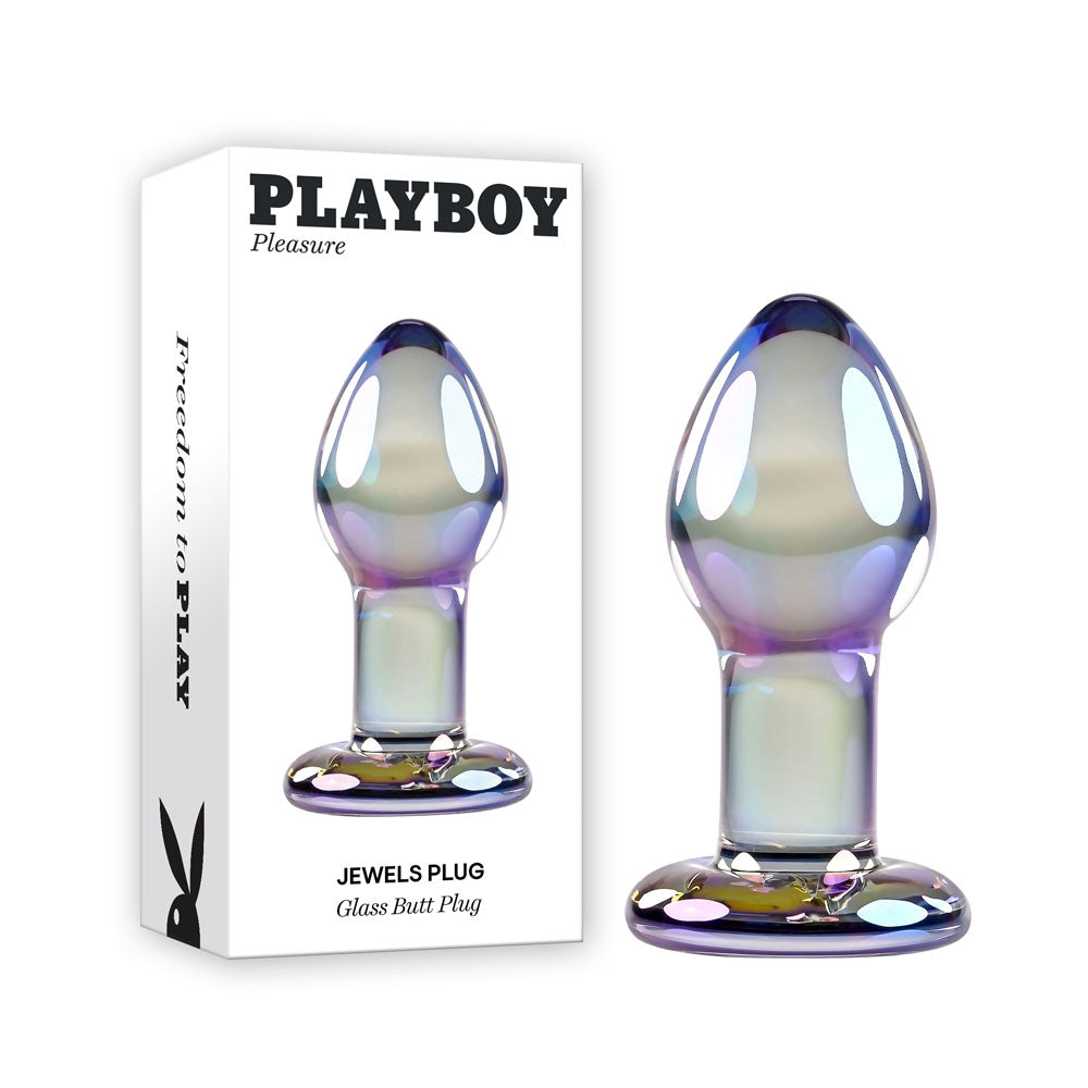 Playboy Pleasure Jewels - Glass Butt Plug