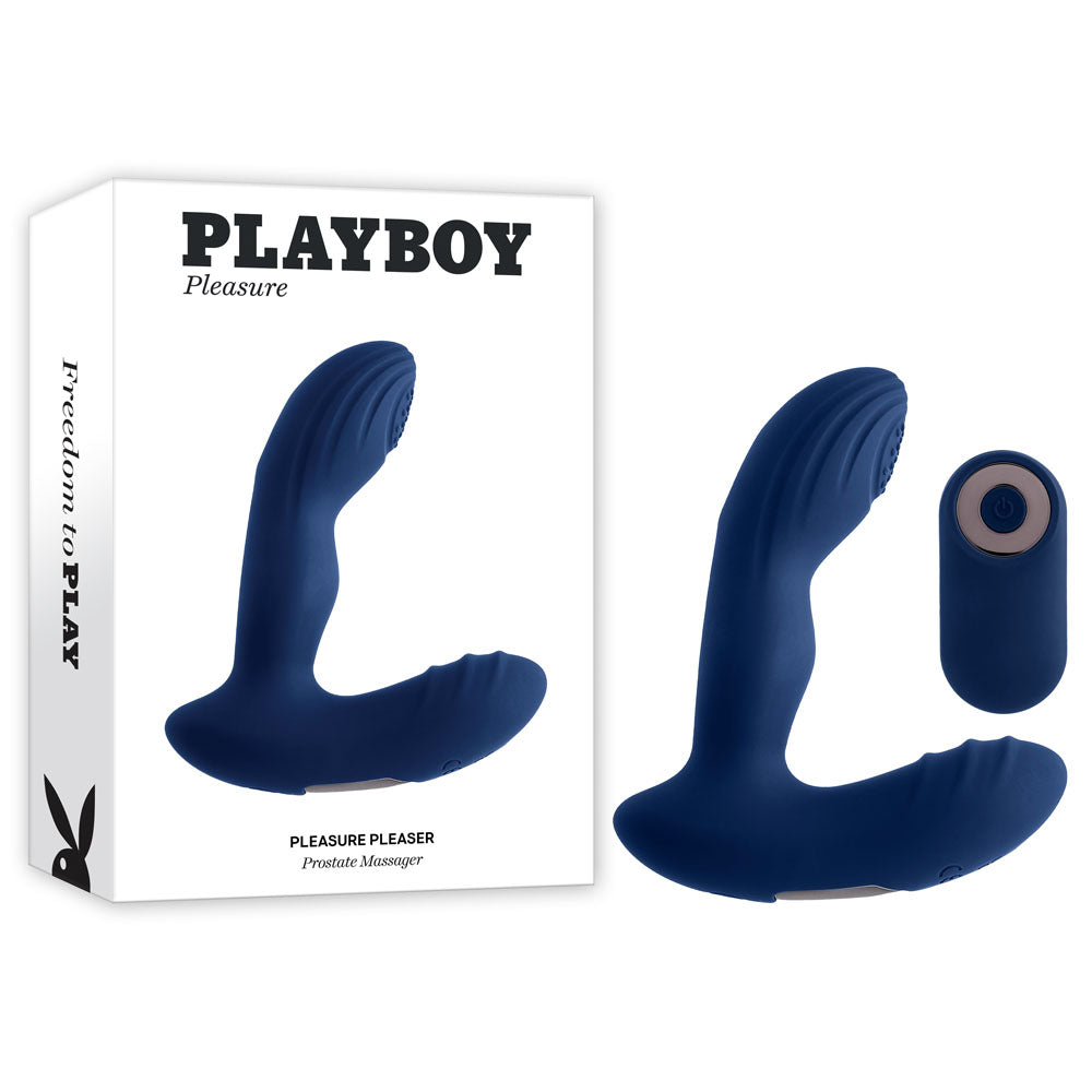 Playboy Pleasure Pleaser - Vibrating Prostate Massager with Remote