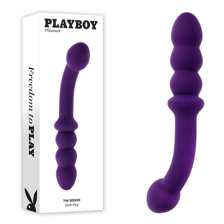 Playboy Pleasure The Seeker -  Double Ended Vibrator - Purple