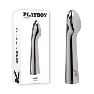 Playboy Pleasure Swoon Vibrator - Chrome