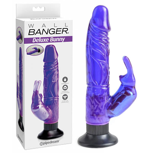 Wall Bangers Deluxe - Purple 22.9 cm (9'') Rabbit Vibrator