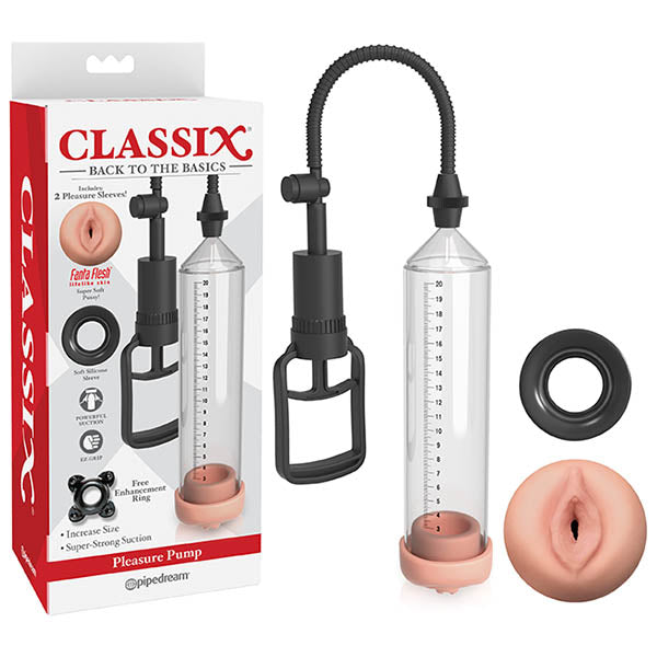 Classix Pleasure Pump - Clear Penis Pump