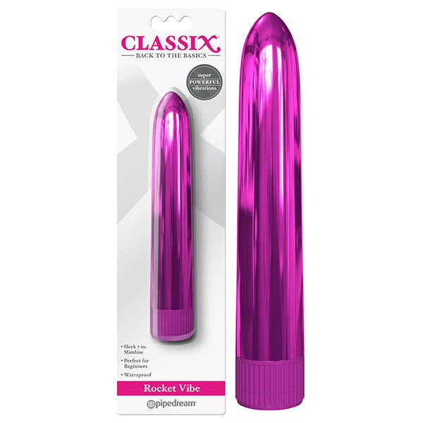 Classix Rocket Vibe - Metallic Pink Vibrator