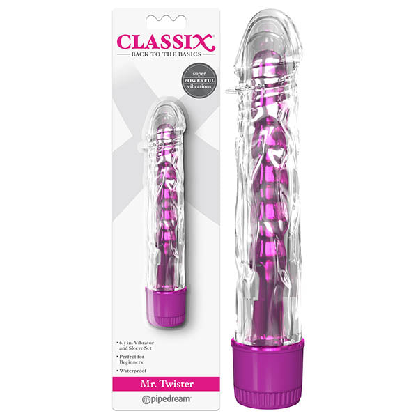 Classix Mr. Twister Metallic Vibe With Clear Sleeve - Pink