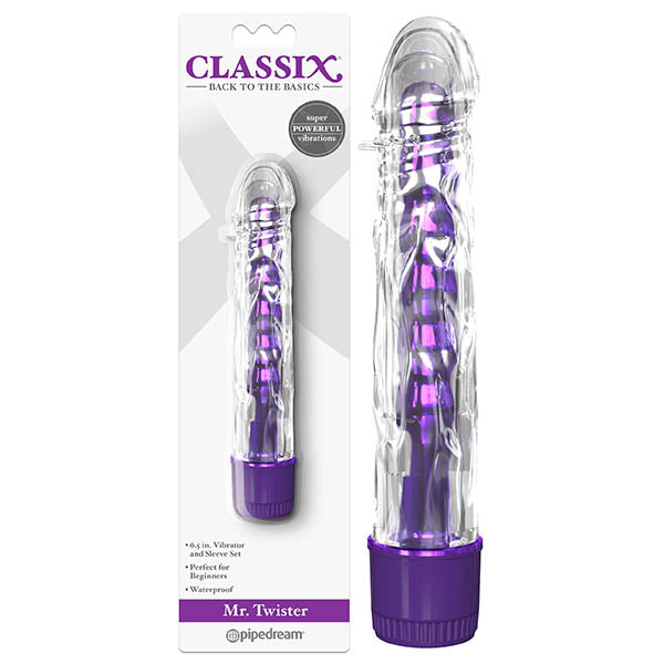 Classix Mr. Twister Metallic Vibe With Clear Sleeve - Purple