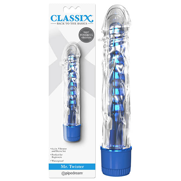 Classix Mr. Twister Metallic Vibe With Clear Sleeve - Blue