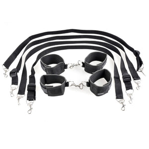 Fetish Fantasy Series Cuff & Tether Set - Black