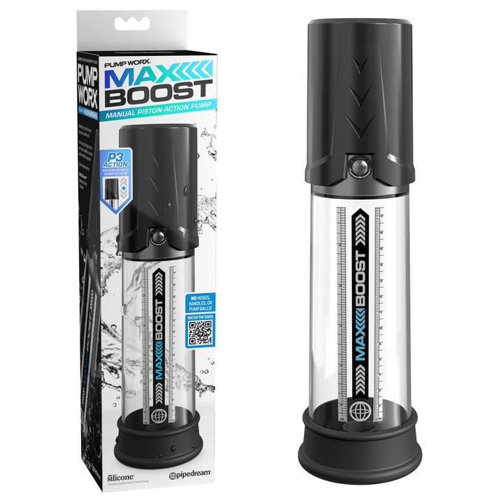 Pump Worx Max Boost - Black Penis Pump