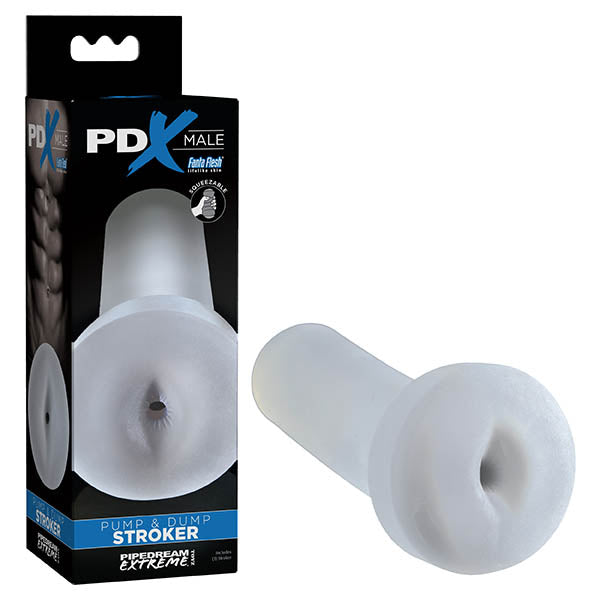 PDX Male Pump & Dump Clear Ass Stroker