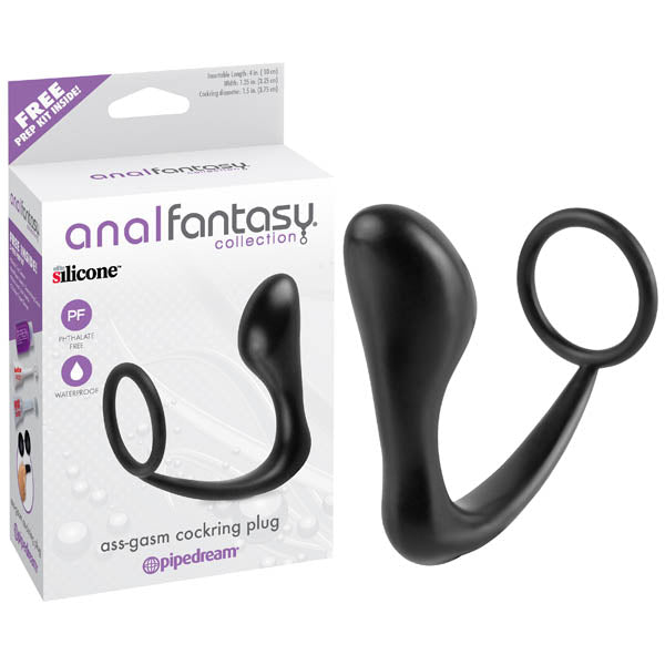 Anal Fantasy Collection Ass-gasm Prostate Massager with Cock Ring