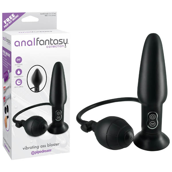 Anal Fantasy Collection Vibrating Inflatable Ass Blaster Butt Plug