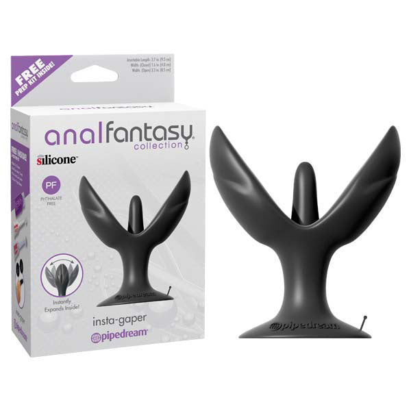 Anal Fantasy Collection Insta-Gaper - Black 9.5 cm (3.7'') Gaping Butt Plug