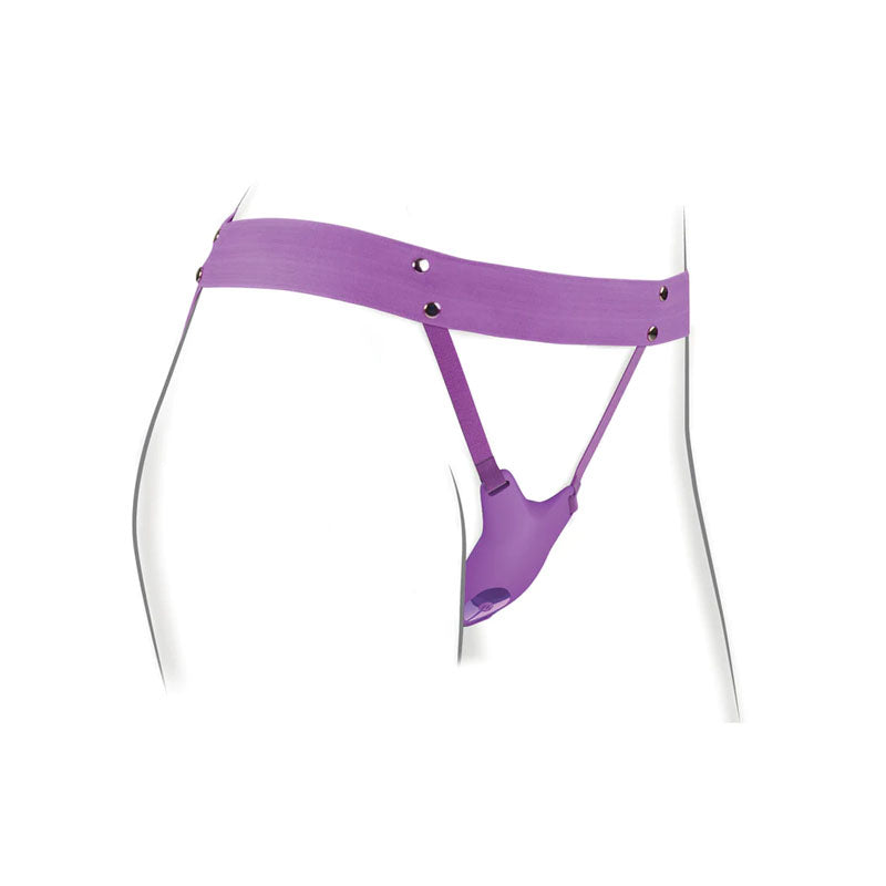 Fantasy For Her Ultimate Butterfly Strap-On Stimulator - Purple