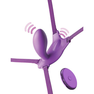 Fantasy For Her Ultimate G-Spot Butterfly Strap-On - Purple