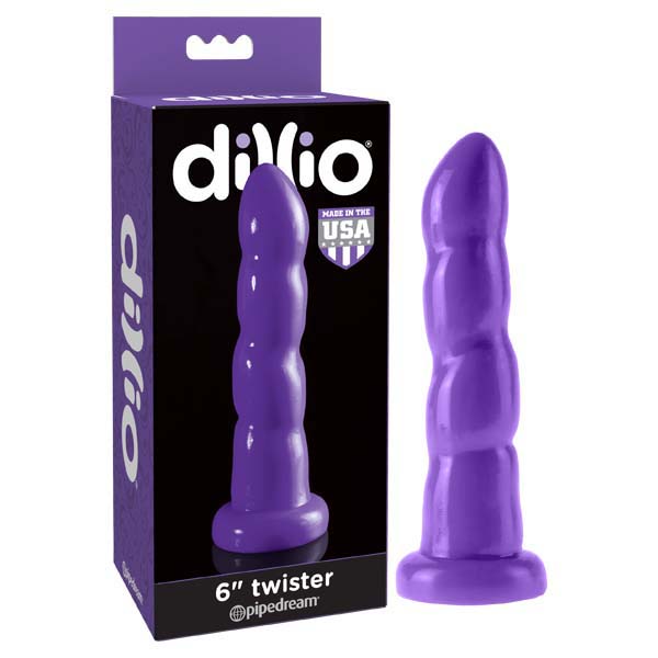 Dillio 6 Inch Twister - Purple Dong