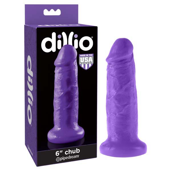 Dillio 6'' Chub - Purple 15.2 cm Dong