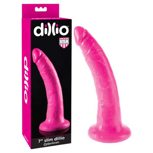 Dillio 7 Inch Slim Dong - Pink
