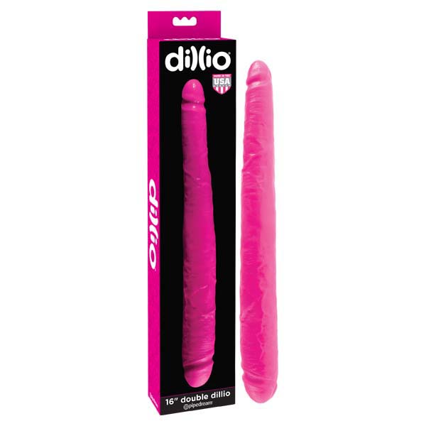 Dillio 16 Inch Double Dong - Pink