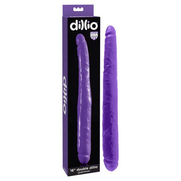 Dillio 16 Inch Double Dong - Purple