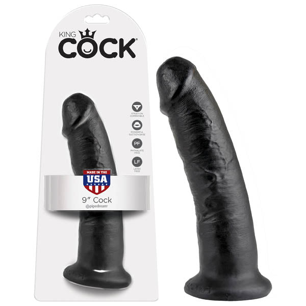 King Cock 9 Inch Black Cock