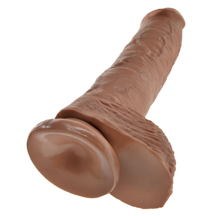 King Cock 10 Inch Tan Cock with Balls