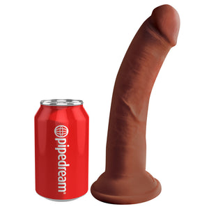 King Cock Plus 8 Inch Triple Density Cock - Brown
