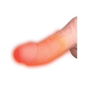 King Cock Plus 6.5 Inch Thrusting Cock with Balls - Flesh Dong