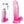 King Cock Clear 7 Inch Dildo with Balls - Pink